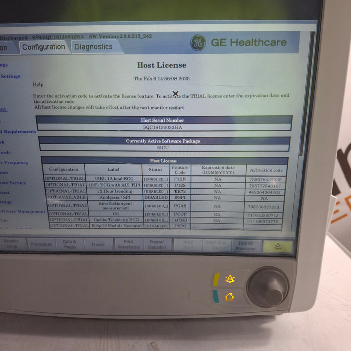 GE Healthcare Carescape B650 Patient Monitor