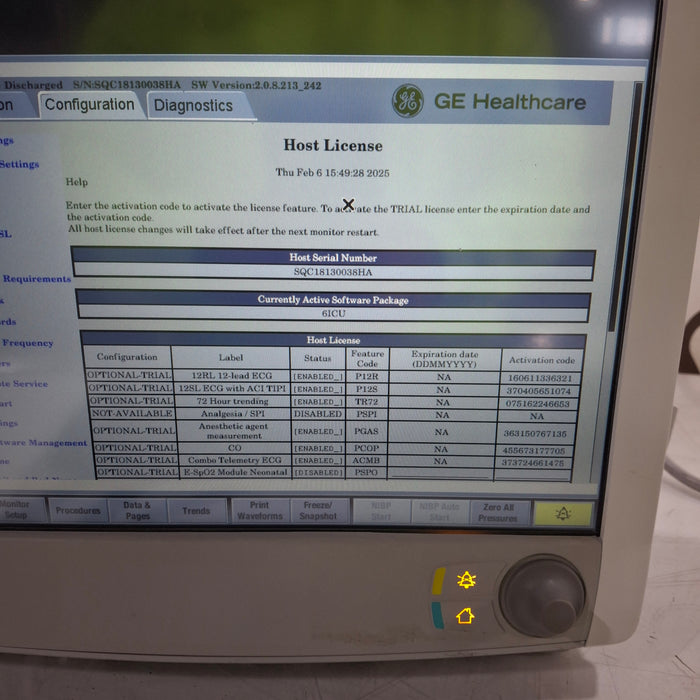 GE Healthcare Carescape B650 Patient Monitor