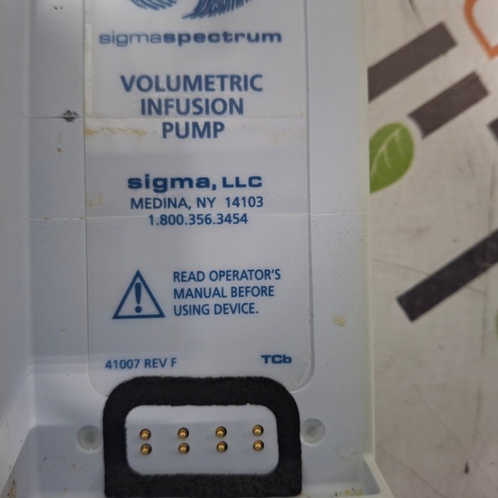 Baxter Sigma Spectrum 6.05.14 with A/B/G/N Battery Infusion Pump