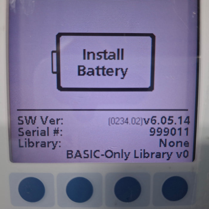 Baxter Sigma Spectrum 6.05.14 with A/B/G/N Battery Infusion Pump