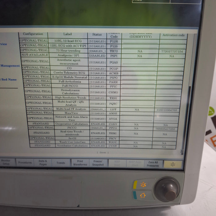 GE Healthcare Carescape B650 Patient Monitor