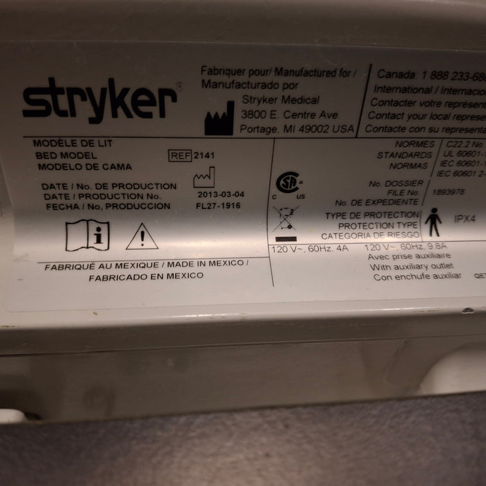Stryker InTouch 2141 Critical Care Hospital Bed