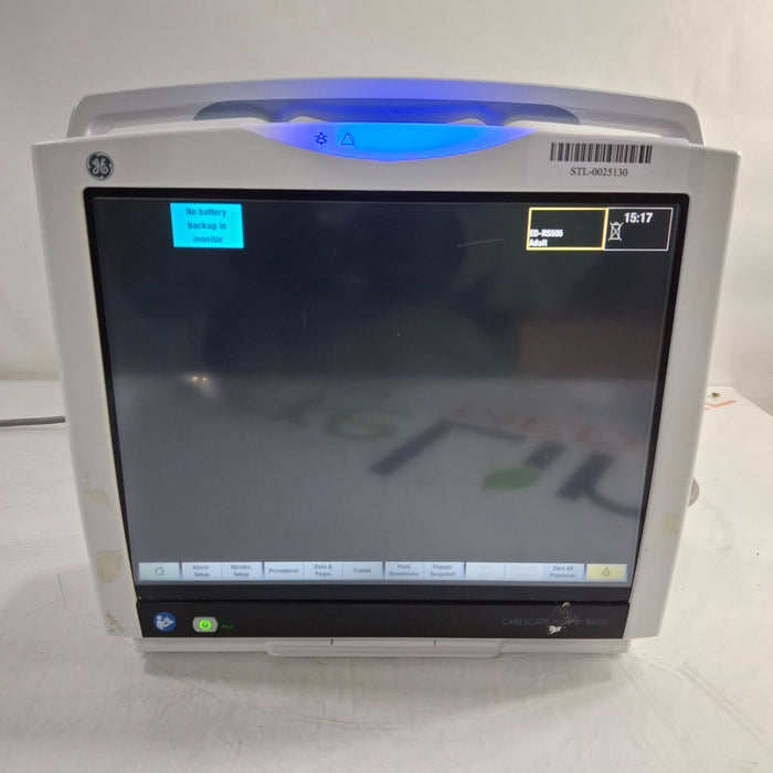 GE Healthcare Carescape B450 Patient Monitor