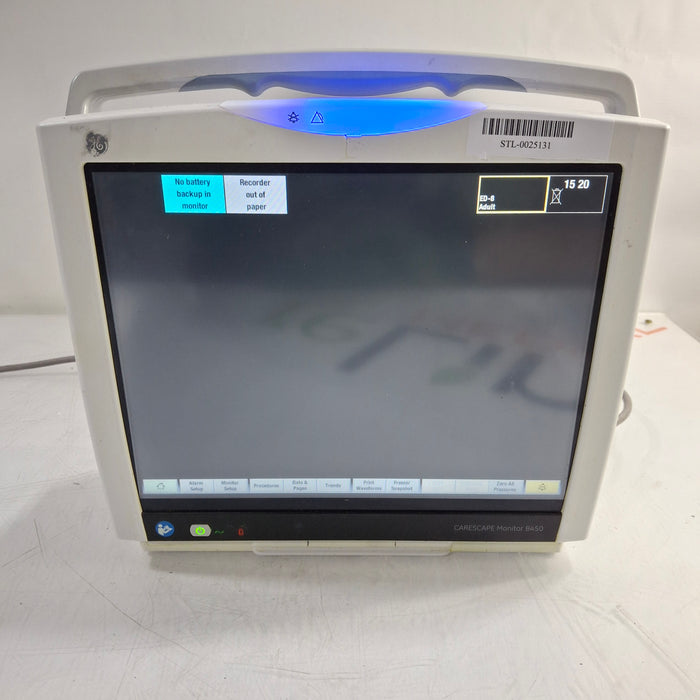 GE Healthcare Carescape B450 Patient Monitor