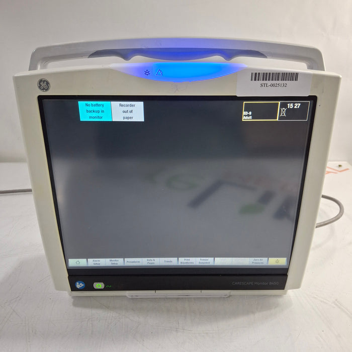 GE Healthcare Carescape B450 Patient Monitor
