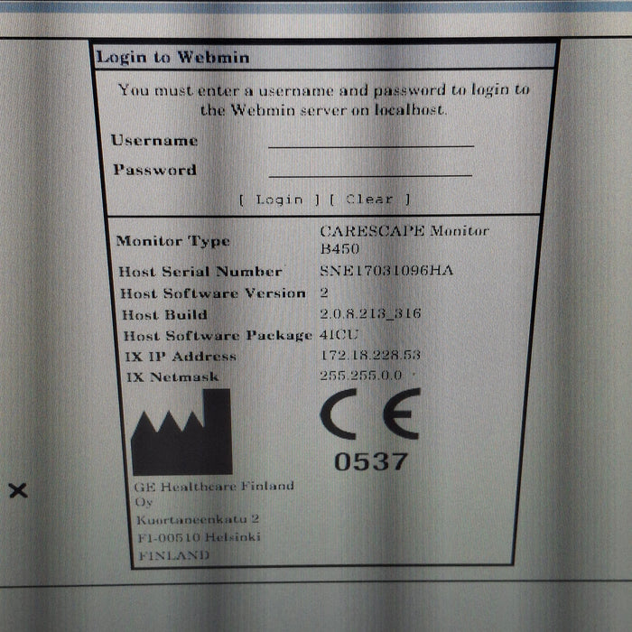 GE Healthcare GE Healthcare Carescape B450 Patient Monitor Patient Monitors reLink Medical