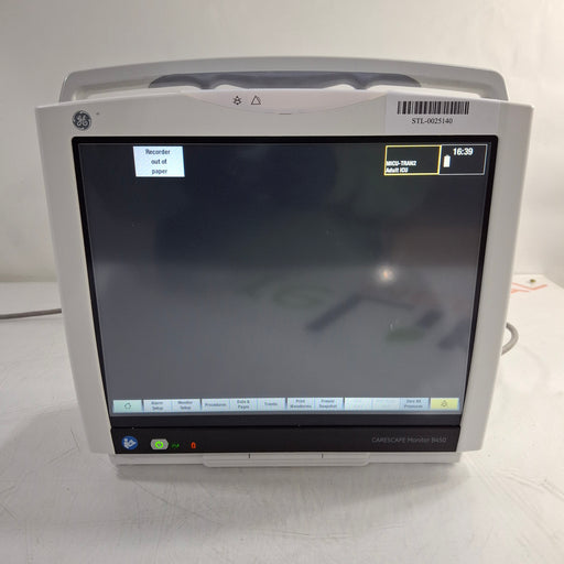 GE Healthcare GE Healthcare Carescape B450 Patient Monitor Patient Monitors reLink Medical