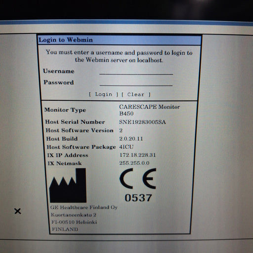 GE Healthcare GE Healthcare Carescape B450 Critical Care Patient Monitor Patient Monitors reLink Medical