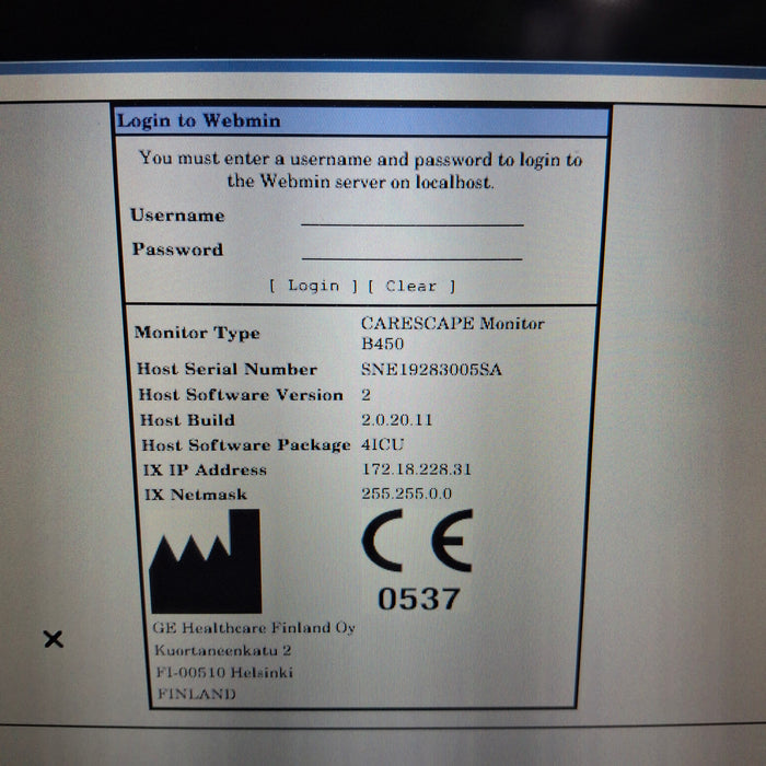 GE Healthcare GE Healthcare Carescape B450 Critical Care Patient Monitor Patient Monitors reLink Medical