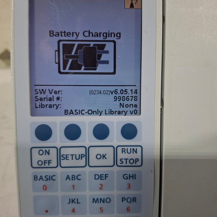 Baxter Sigma Spectrum 6.05.14 with B/G Battery Infusion Pump