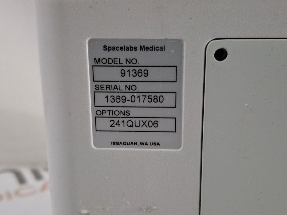 Spacelabs Healthcare Ultraview SL 91369 Monitor