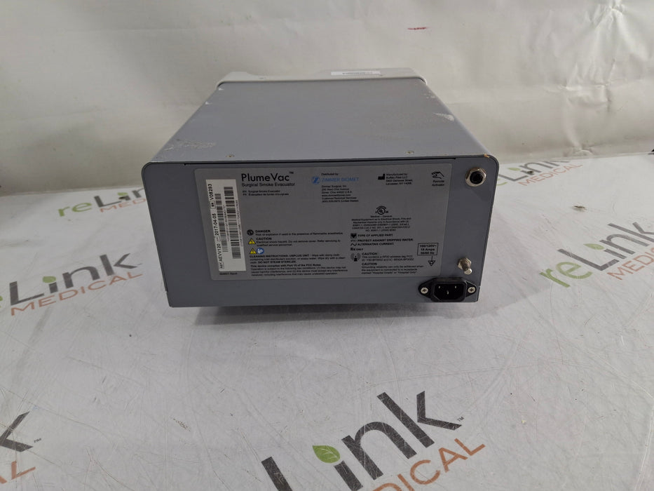 Zimmer PlumeVac AEVV120 Surgical Smoke Evacuator