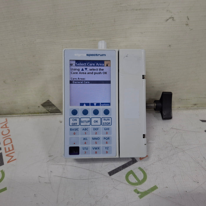 Baxter Sigma Spectrum 6.05.14 with B/G Battery Infusion Pump