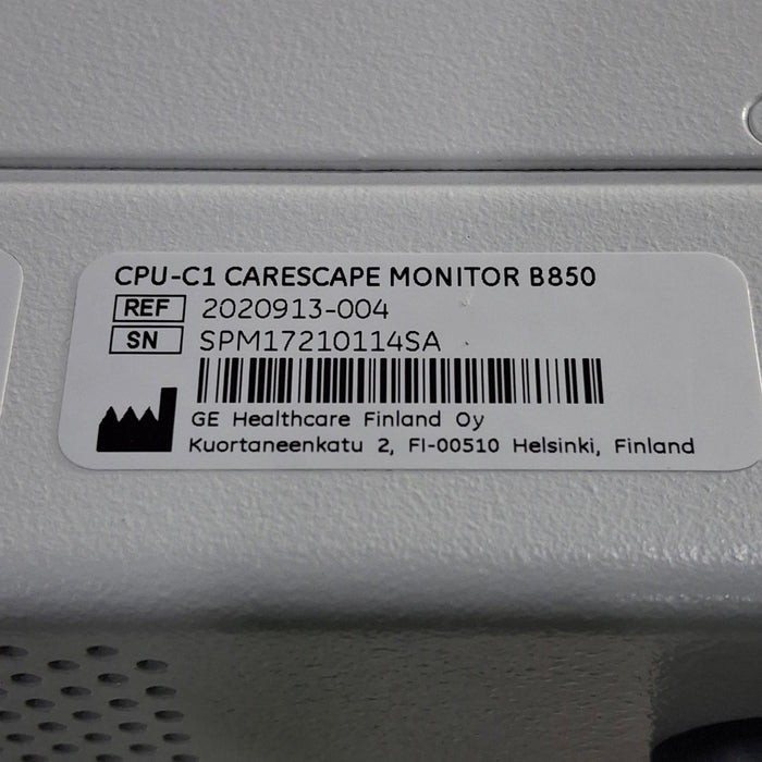 GE Healthcare Carescape B850 CPU Assy