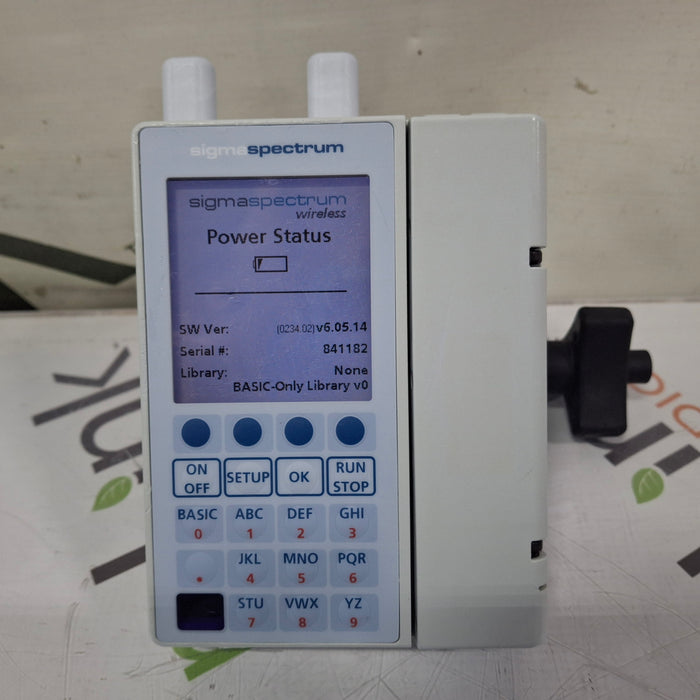 Baxter Sigma Spectrum 6.05.14 with A/B/G/N Battery Infusion Pump