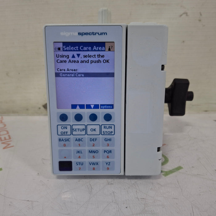 Baxter Sigma Spectrum 6.05.14 with B/G Battery Infusion Pump