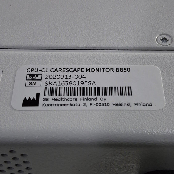 GE Healthcare Carescape B850 CPU Assy