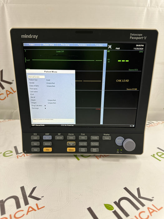 Mindray Passport V Patient Monitor