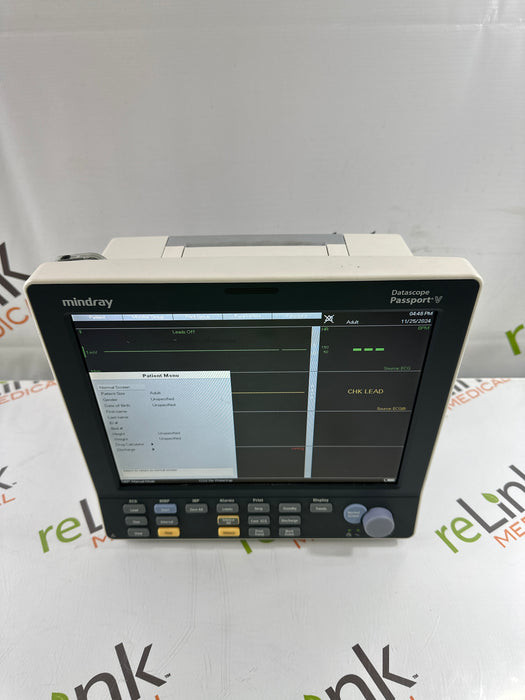 Mindray Passport V Patient Monitor