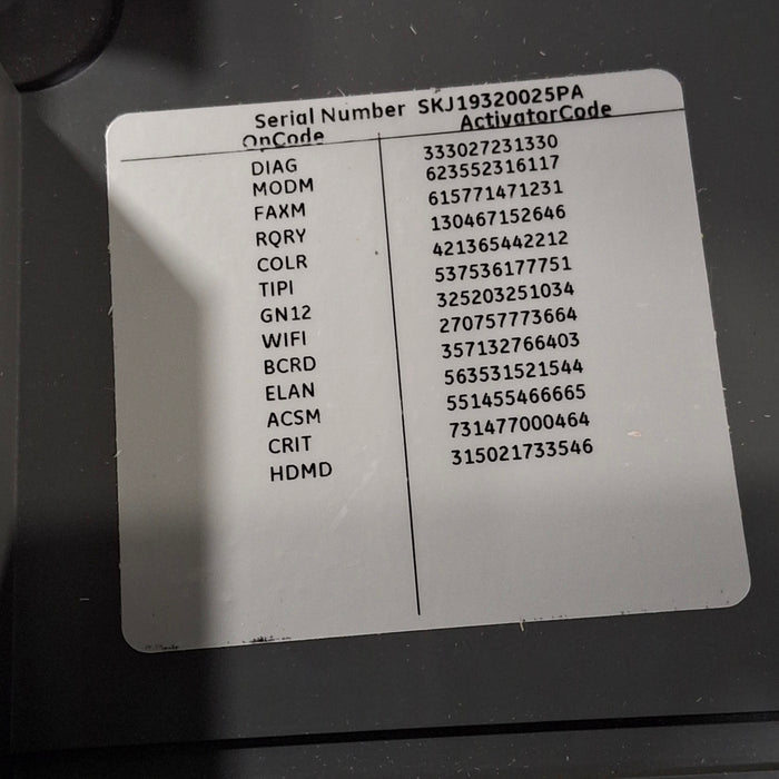 GE Healthcare MAC 5500 HD ECG without CAM Module