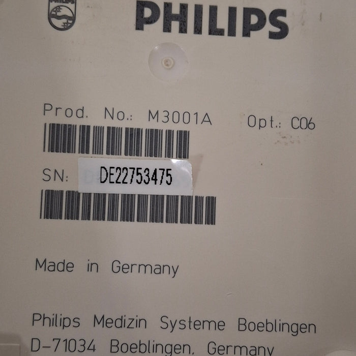 Philips M3001A-C06 Fast SpO2, NIBP, ECG, Temp, IBP MMS Module