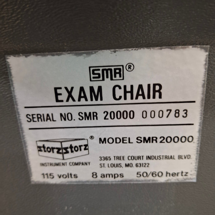 Global Surgical Corporation SMR 20000 ENT Procedure Chair