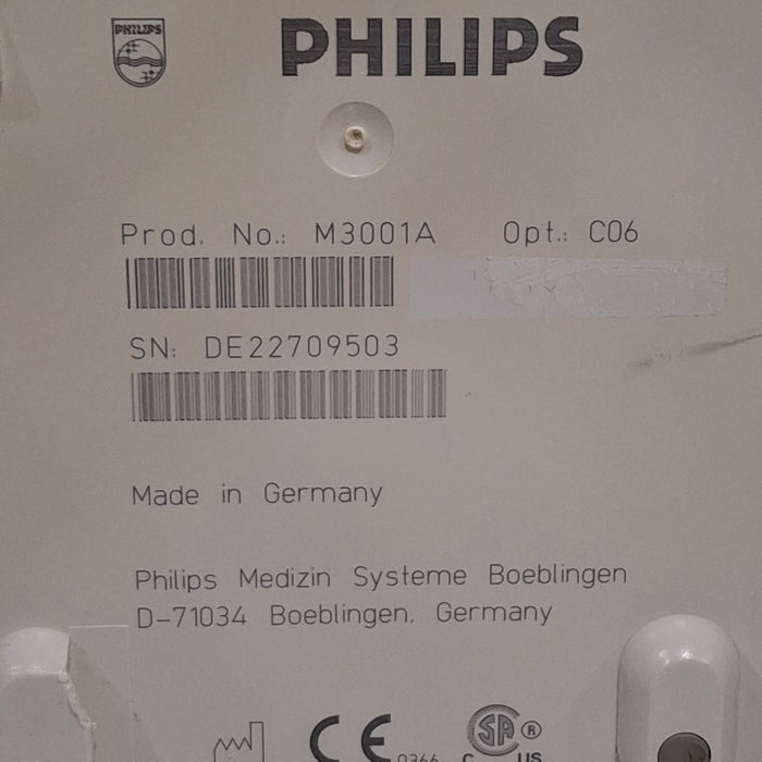 Philips M3001A-C06 Fast SpO2, NIBP, ECG, Temp, IBP MMS Module