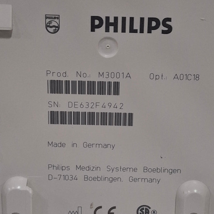 Philips M3001A-A01C18 Fast SpO2, NIBP, 12 lead ECG, Temp, IBP MMS Module