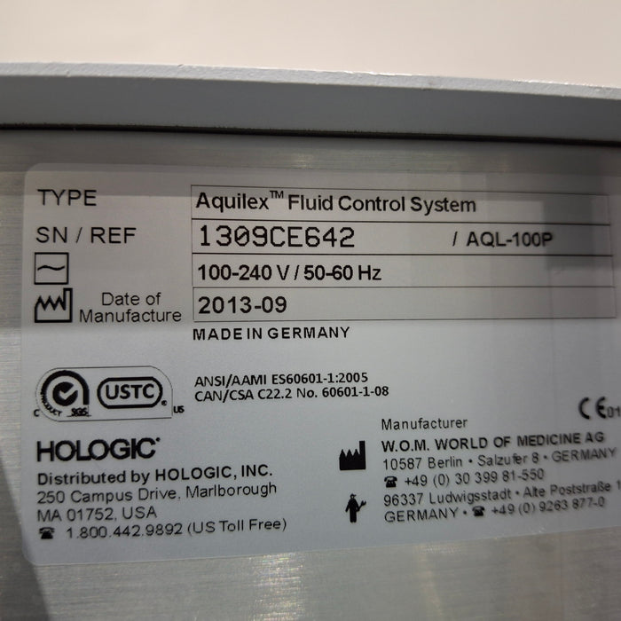 Hologic, Inc. Aquilex Fluid Control System