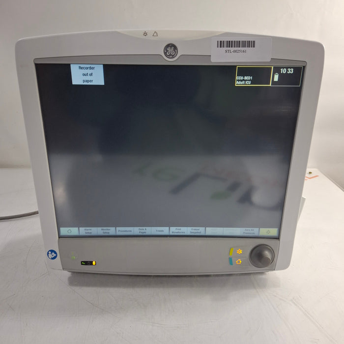 GE Healthcare Carescape B650 Patient Monitor