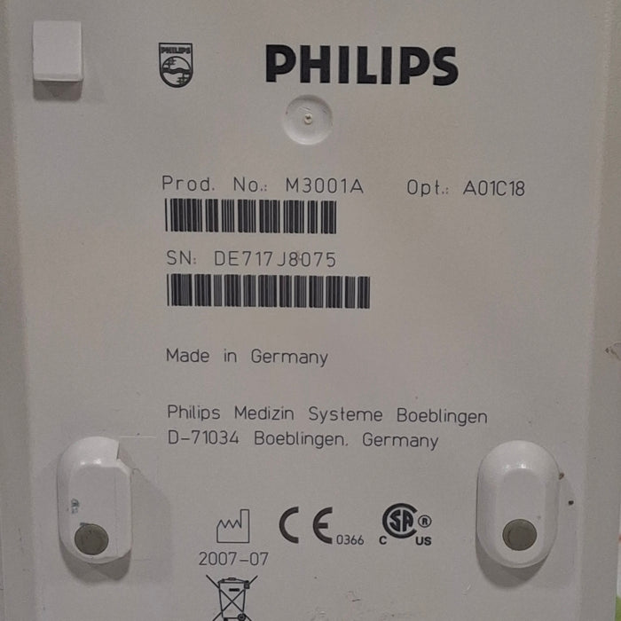 Philips M3001A-A01C18 Fast SpO2, NIBP, 12 lead ECG, Temp, IBP MMS Module