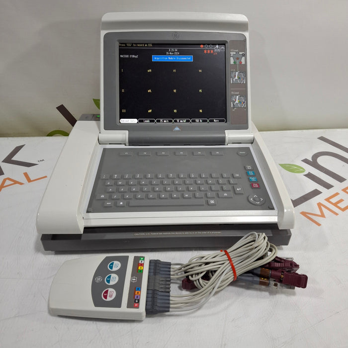 GE Healthcare MAC 5500 with CAM Module ECG System