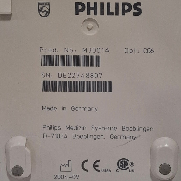 Philips M3001A-C06 Fast SpO2, NIBP, ECG, Temp, IBP MMS Module