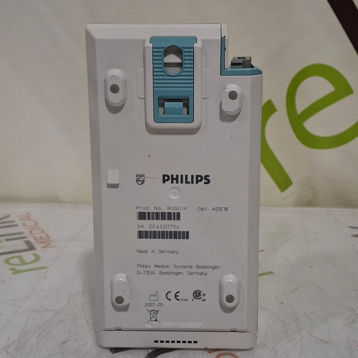 Philips M3001A-A01C18 Fast SpO2, NIBP, 12 lead ECG, Temp, IBP MMS Module