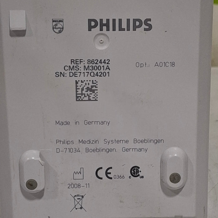 Philips M3001A-A01C18 Fast SpO2, NIBP, 12 lead ECG, Temp, IBP MMS Module