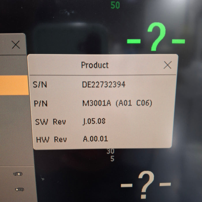 Philips M3001A-C06 Fast SpO2, NIBP, ECG, Temp, IBP MMS Module