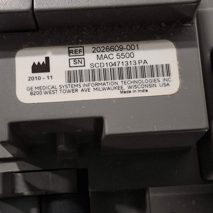 GE Healthcare MAC 5500 with CAM Module ECG System