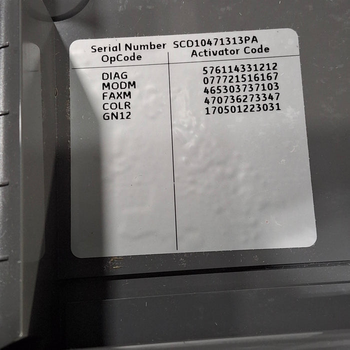 GE Healthcare MAC 5500 with CAM Module ECG System