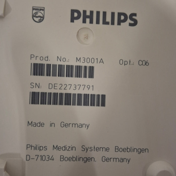 Philips M3001A-C06 Fast SpO2, NIBP, ECG, Temp, IBP MMS Module