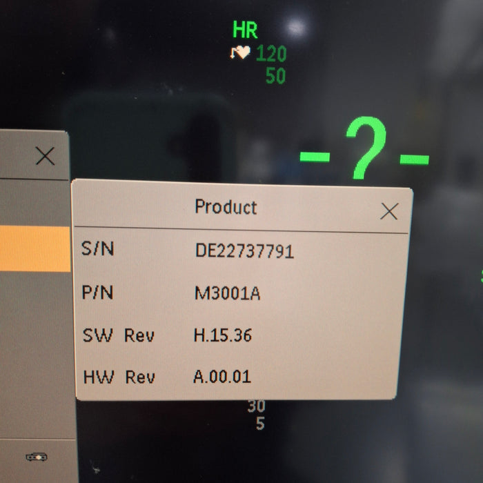 Philips M3001A-C06 Fast SpO2, NIBP, ECG, Temp, IBP MMS Module