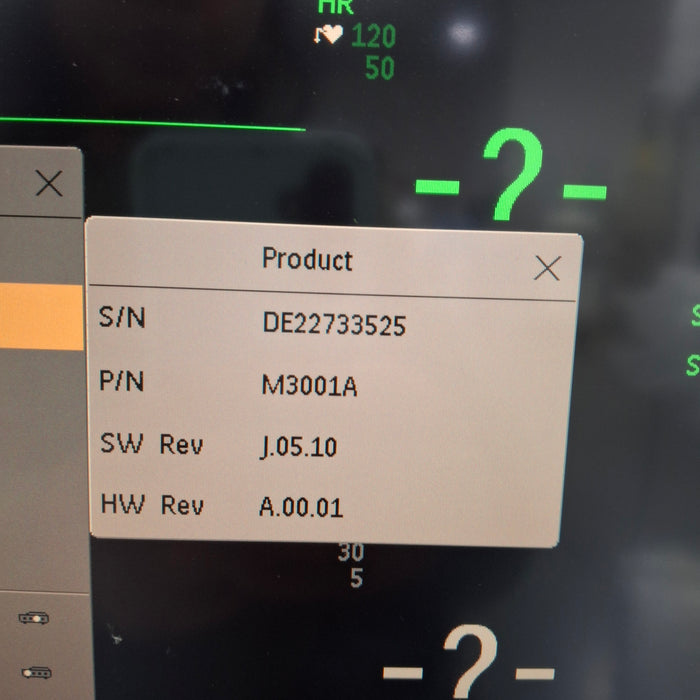 Philips M3001A-A01 Fast SpO2, NIBP, ECG MMS Module