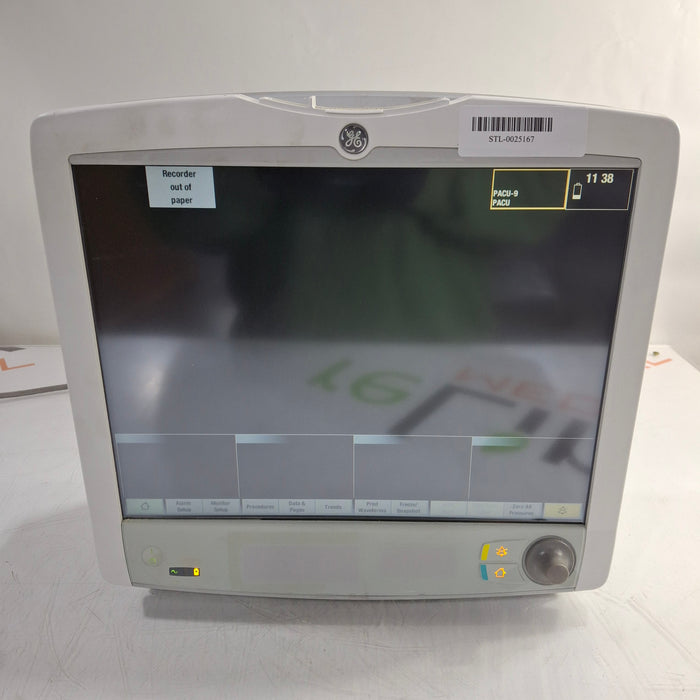 GE Healthcare Carescape B650 Patient Monitor