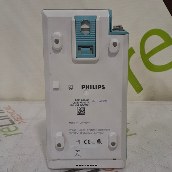 Philips M3001A-A01C18 Fast SpO2, NIBP, 12 lead ECG, Temp, IBP MMS Module