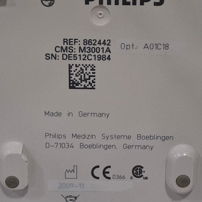 Philips M3001A-A01C18 Fast SpO2, NIBP, 12 lead ECG, Temp, IBP MMS Module