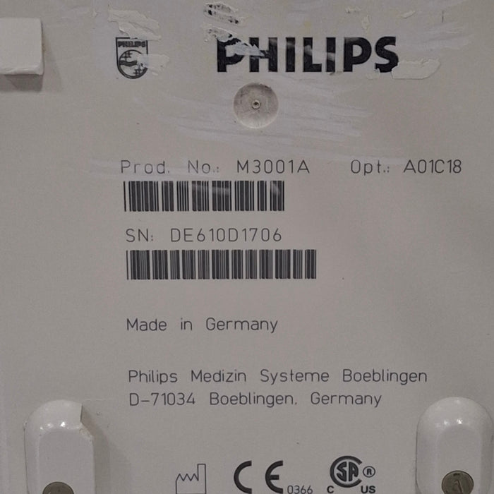 Philips M3001A-A01C18 Fast SpO2, NIBP, 12 lead ECG, Temp, IBP MMS Module