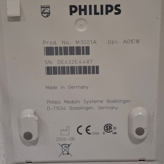 Philips M3001A-A01C18 Fast SpO2, NIBP, 12 lead ECG, Temp, IBP MMS Module