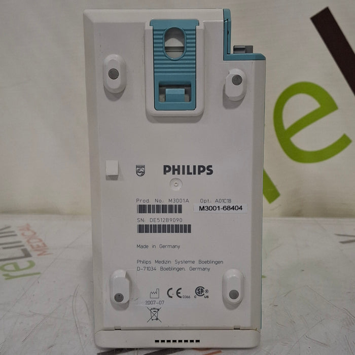 Philips M3001A-A01C18 Fast SpO2, NIBP, 12 lead ECG, Temp, IBP MMS Module