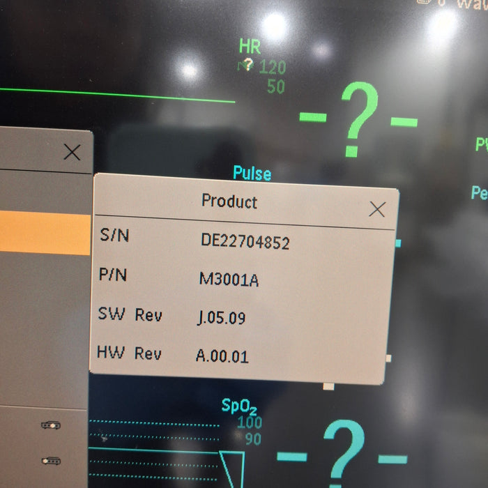 Philips M3001A-C06 Fast SpO2, NIBP, ECG, Temp, IBP MMS Module