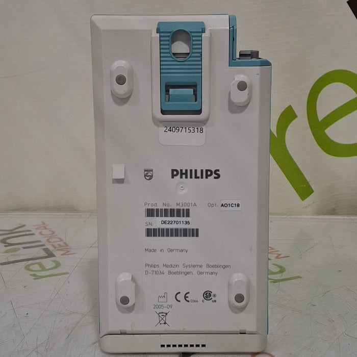 Philips M3001A-A01C18 Fast SpO2, NIBP, 12 lead ECG, Temp, IBP MMS Module