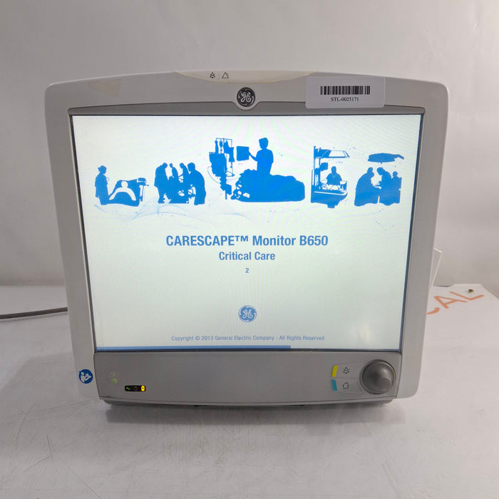 GE Healthcare Carescape B650 Patient Monitor